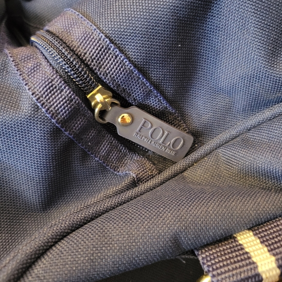 Polo Ralph Lauren Duffle Gym Sports Travel Bag Weekender Carry-On Royal Blue. - Picture 4 of 7